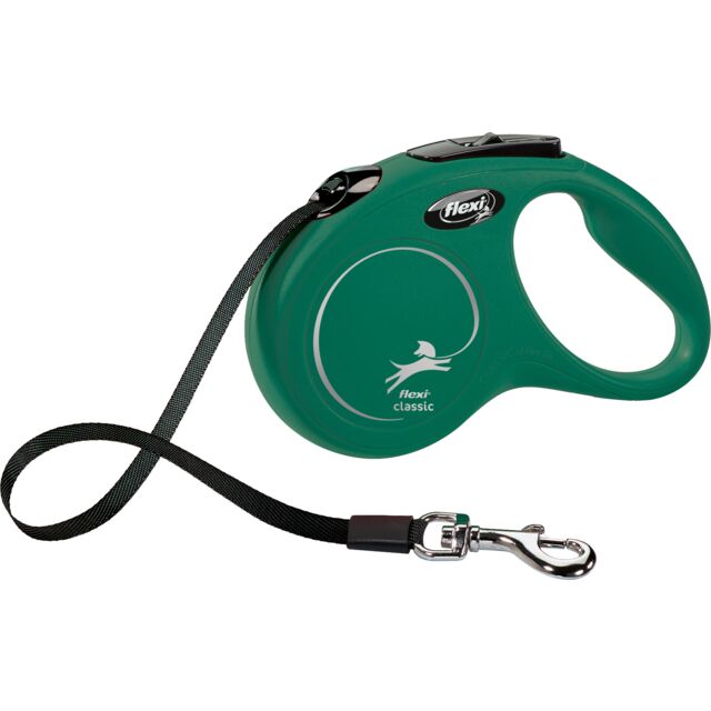 Flexi classic tape maslinasto zeleni S 5m