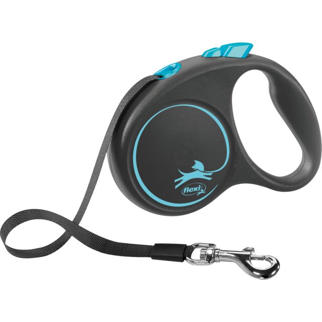 Flexi black dizajn L 5m plavi
