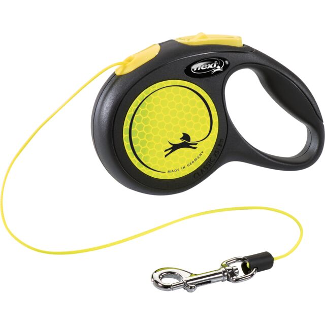 Flexi neon S 5m crni neon žuti