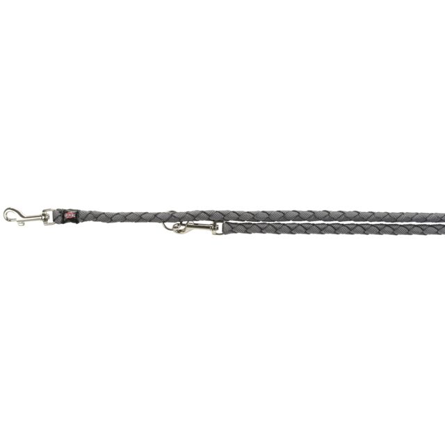 Povodac Cavo podesivi S-M 2m 12mm sivi