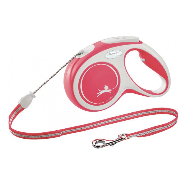Povodac Flexi new comfort M 5m crveni