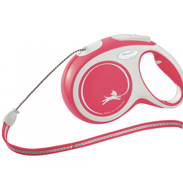 Povodac Flexi new comfort M 8m crveni