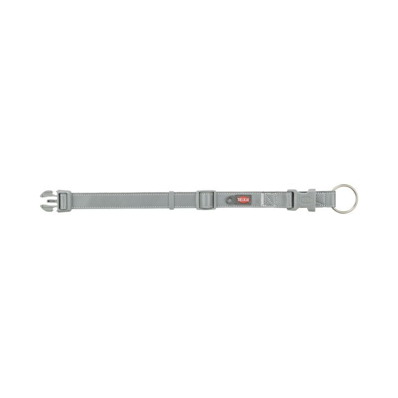 Ogrlica reflektujuća premium S M 30 45cm 20mm grafit