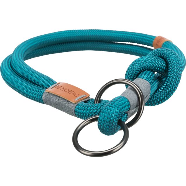 Ogrlica be nordic L 50cm/13mm petrol/siva