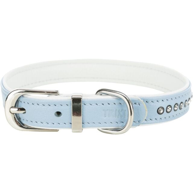 Ogrlica activ sa strasom S M 27 33cm/15mm plava