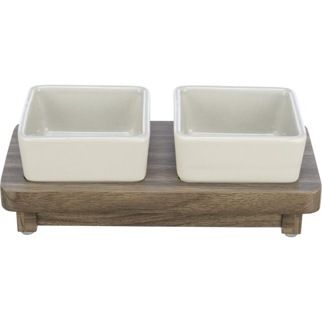 Činija city style 2x0 2l/10cm/24x4x12cm sivo/braon