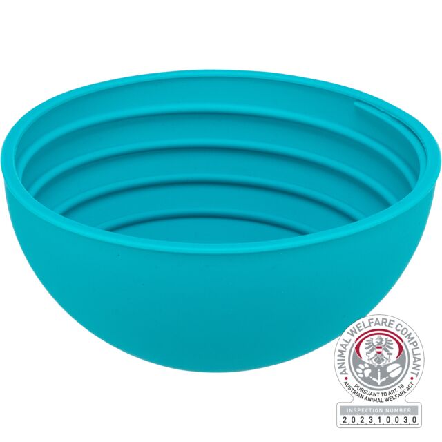Lick n snack činija silikonska 16cm plava
