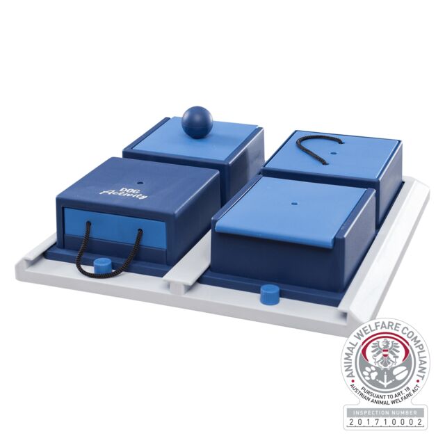 Dog activity poker box 131 × 31 cm
