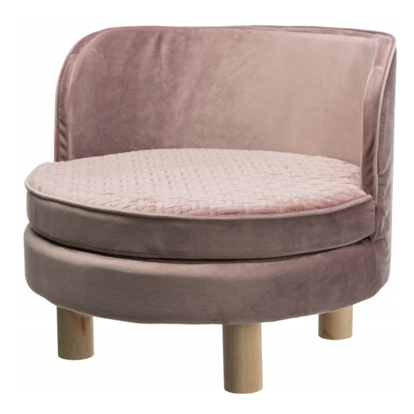 Ležaljka livia sofa 48x40cm pink