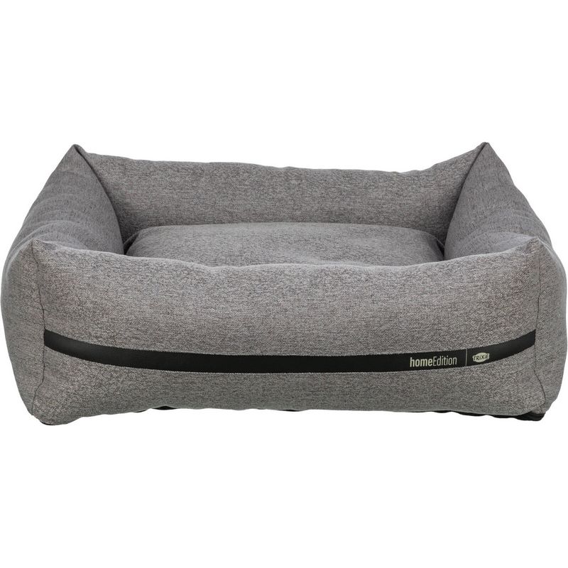 Krevet city style kockasti 100x70 sivi