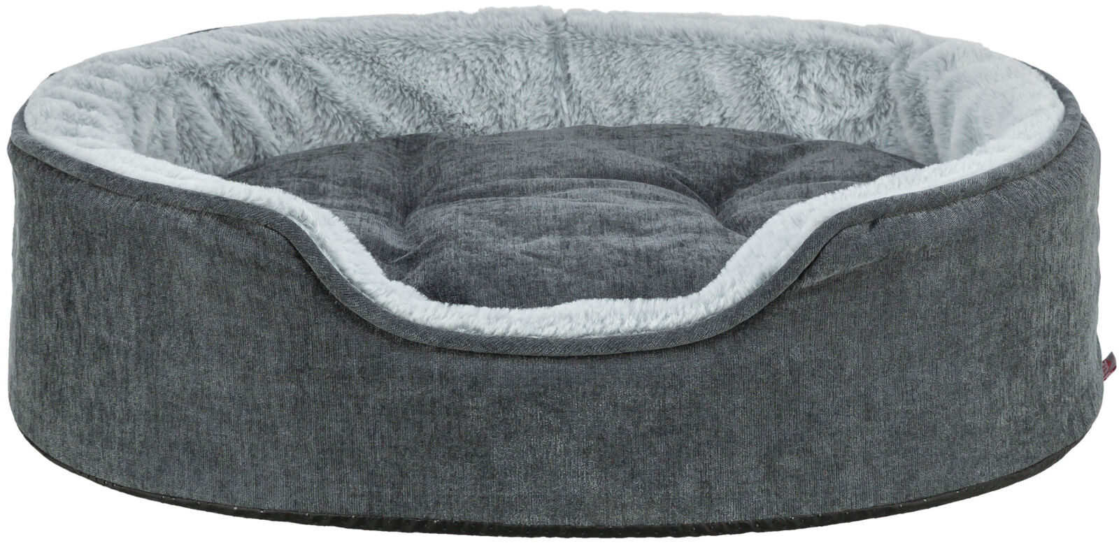 Krevet vital lino oval 83x67cm sivo svetlo sivi
