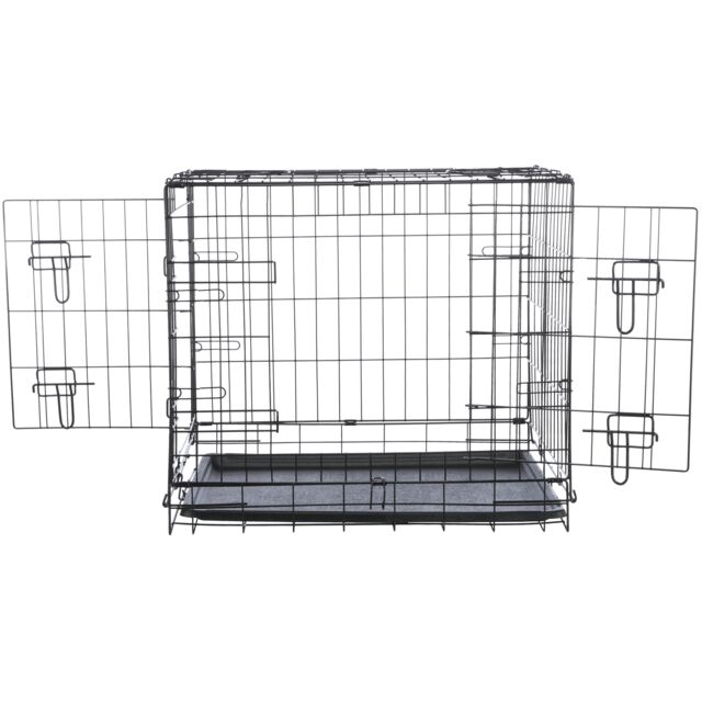 Žičani kavez M-L 93x69x62cm crni