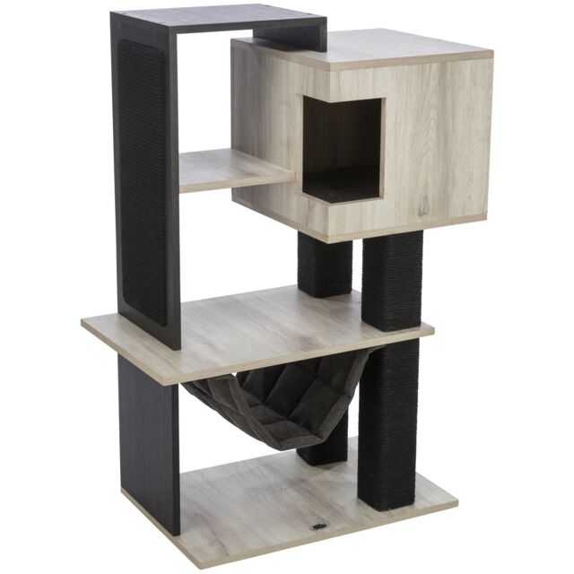 Grebalica drvo city style 98cm sivo/crna