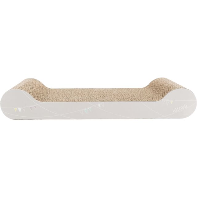 Grebalica kartonska junior tabla 38x6x18cm siva