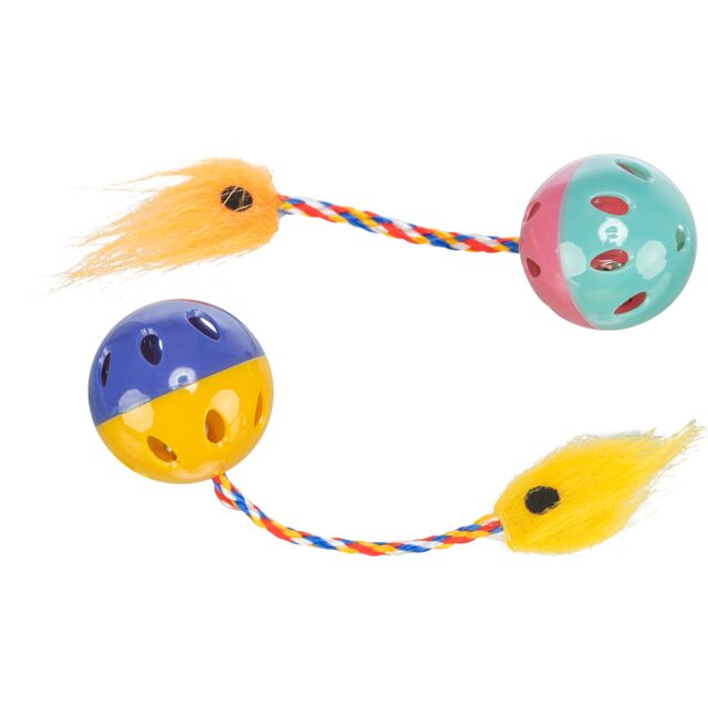 2 lopte zvečke sa igračka 45cm