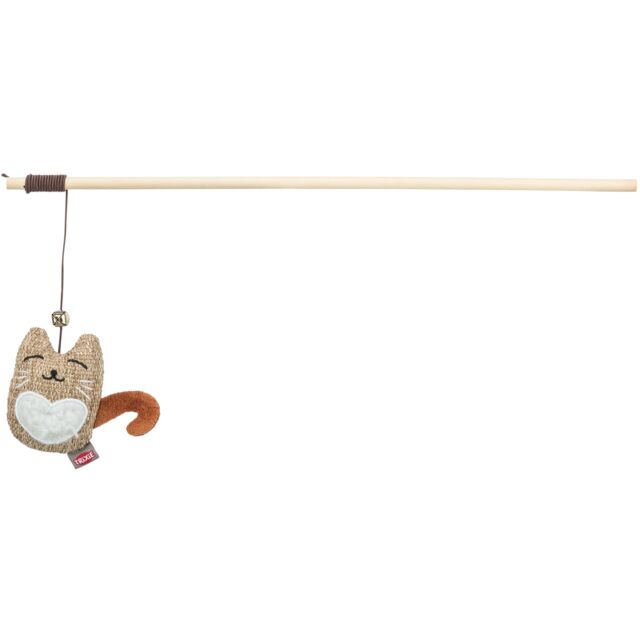 Štap sa mačkom drvo pliš sa mačijom travom 38cm