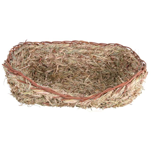 Ležaljka za zeca od suve trave 33x12x26cm