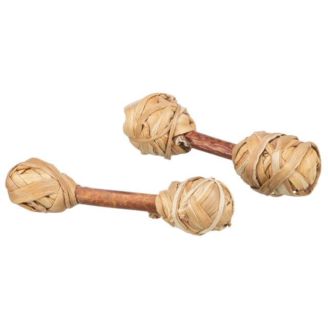 Set drvenih tegova sa morskom travom 2 kom 9x2cm