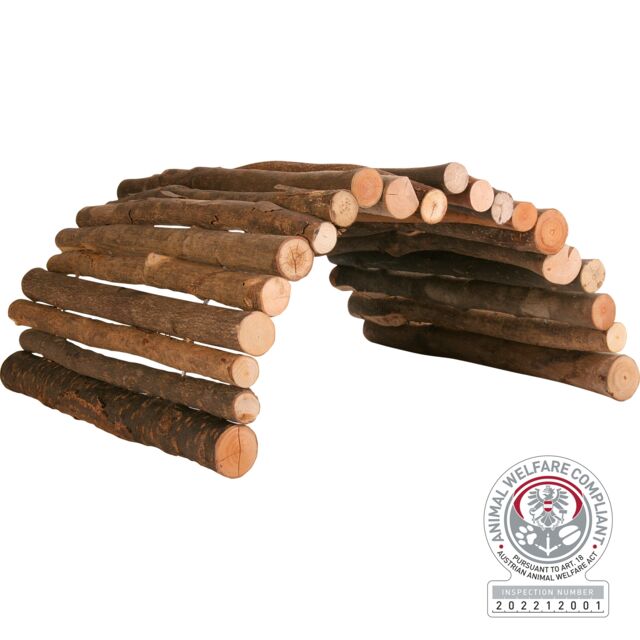 Most za glodare morsko prase od drveta 51x30cm